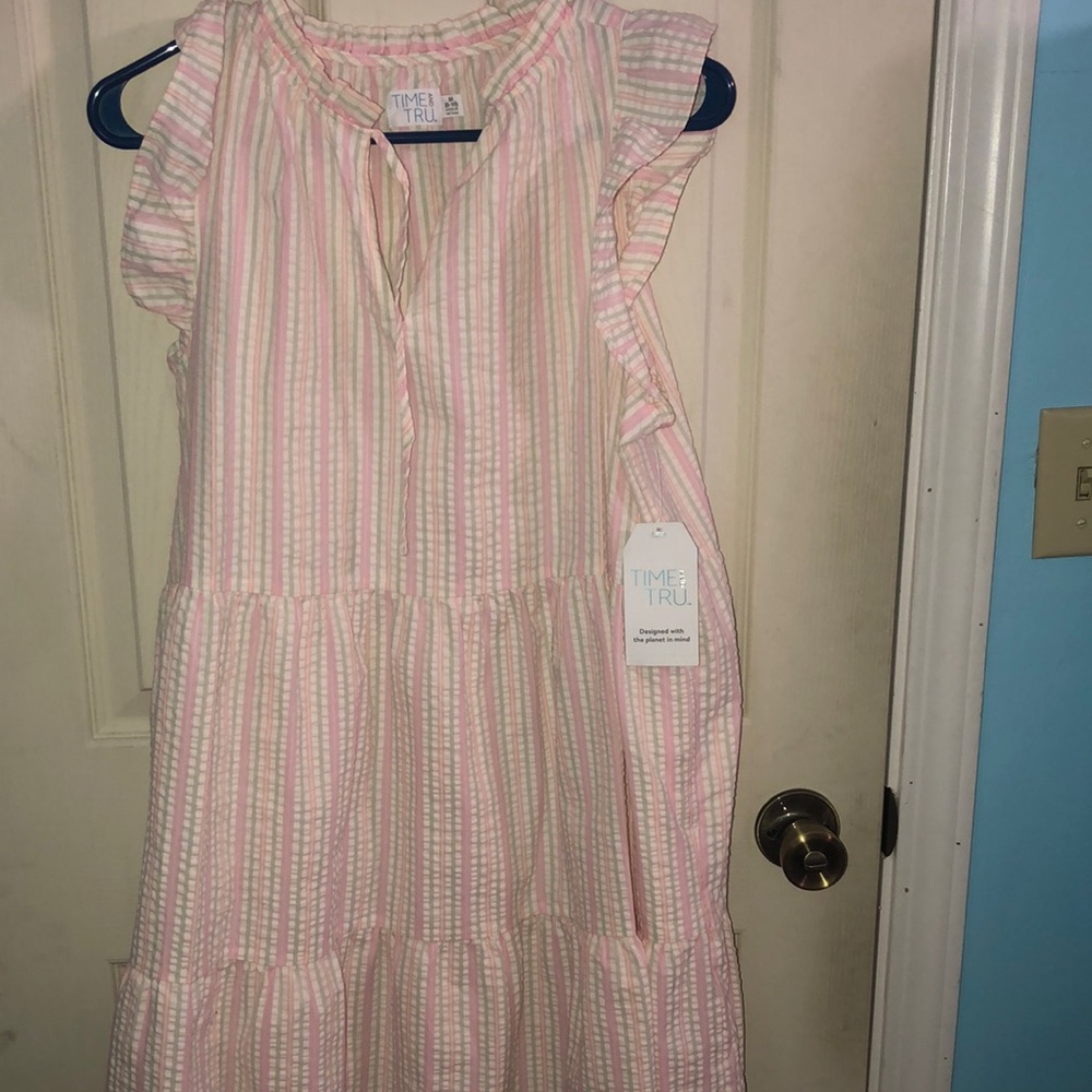 Time and Tru flutter sleeveless dress